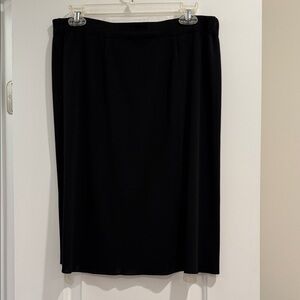Misook Classic Black Pencil Skirt